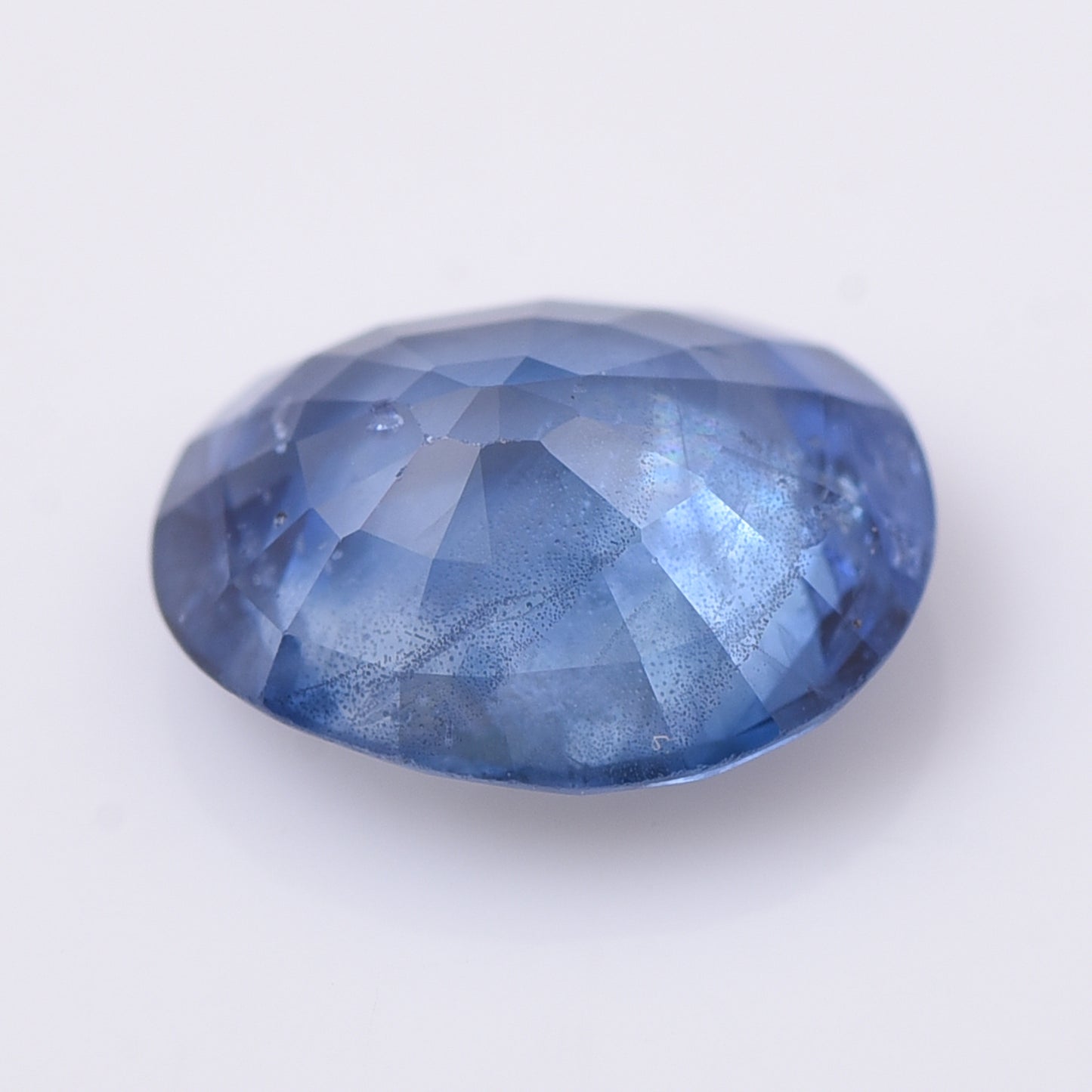 1.38 Natural Corundum Sapphire Oval Mixed Cut Gemstone