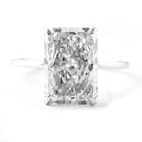 5.10 Carats Lab Grown Diamond 14K Gold Ring