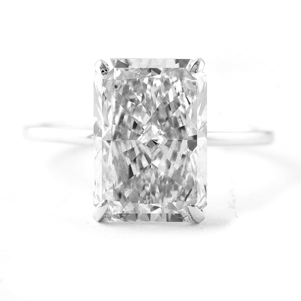 5.10 Carats Lab Grown Diamond 14K Gold Ring