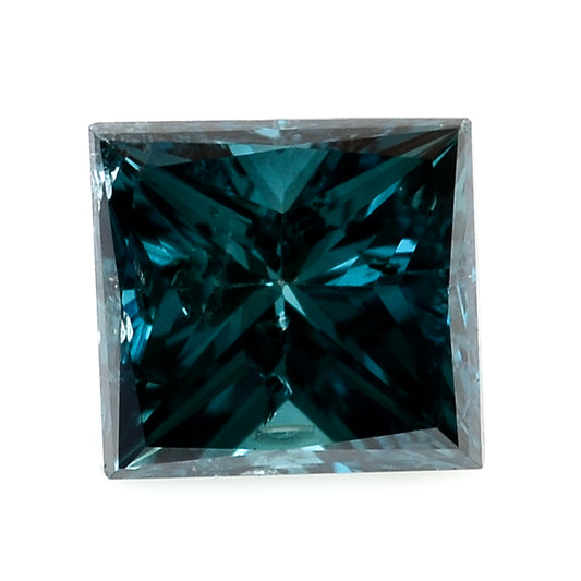 0.31 Blue Diamond Sqaure Loose Gemstone