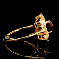 2.32 Ct Oval Tourmaline 14K Gold Ring