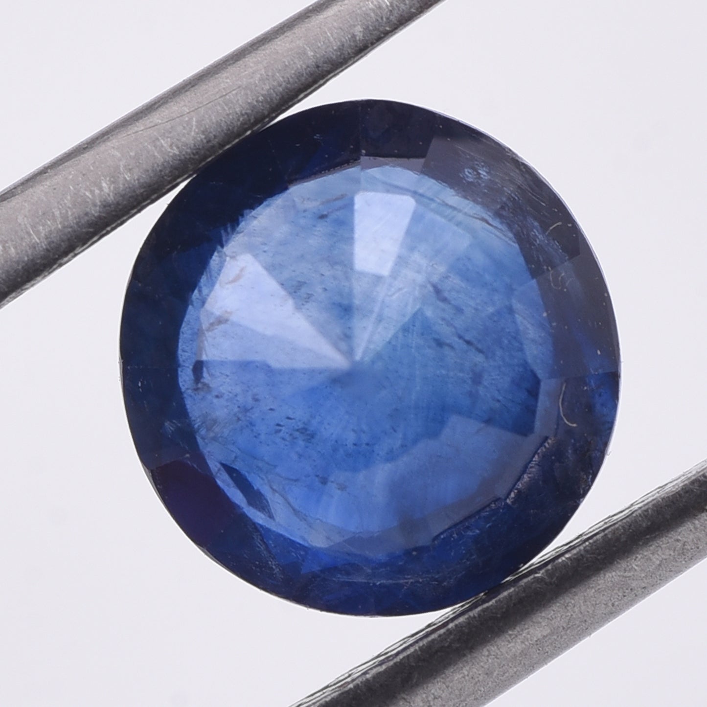 1.64 Natural Corundum Sapphire Round Mixed Cut Gemstone