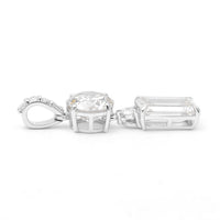 3.47 Carats Lab Grown Diamond 14K Gold Pendant
