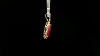 3.08 Ct Oval Ruby 14K Gold Pendant