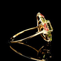 2.67 Ct Oval Tourmaline 14K Gold Ring