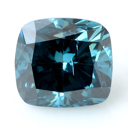 0.45 Carat Blue Diamond Cushion Loose Gemstone