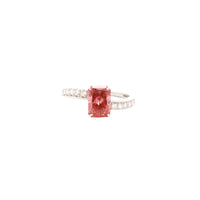 1.89 Carats Pink Lab Grown Diamond 14K Gold Ring