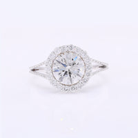 2.53 Carats Lab Grown Diamond 14K Gold Ring