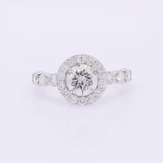 2.16 Carats Lab Grown Diamond 14K Gold Ring