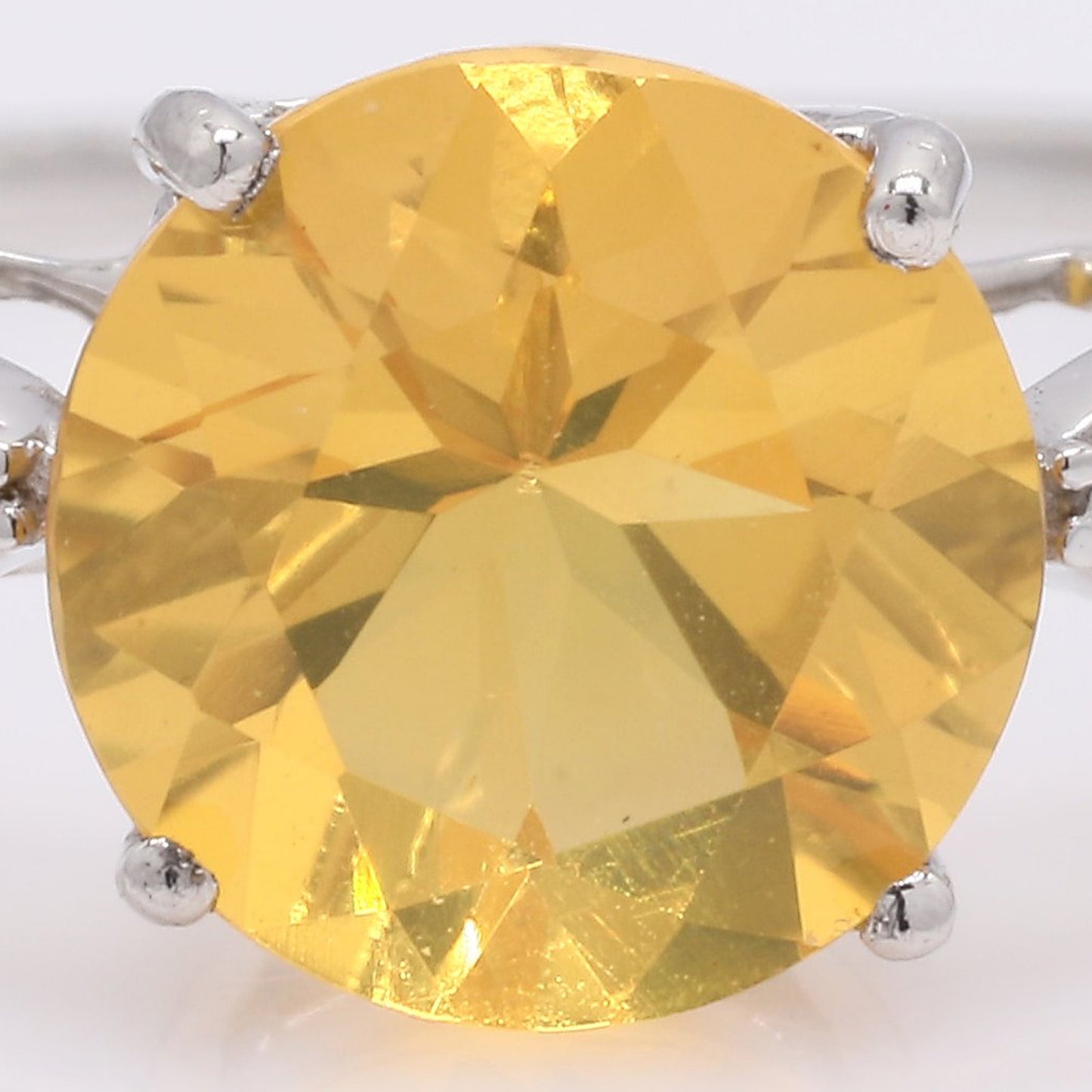 1.36 Ct Round Mixed Cut Natural Fire Opal 950 Platinum Ring