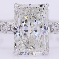 2.18 Carats Lab Grown Diamond 14K Gold Ring