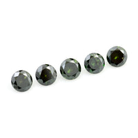 0.64 Green Diamond Round Loose Gemstone