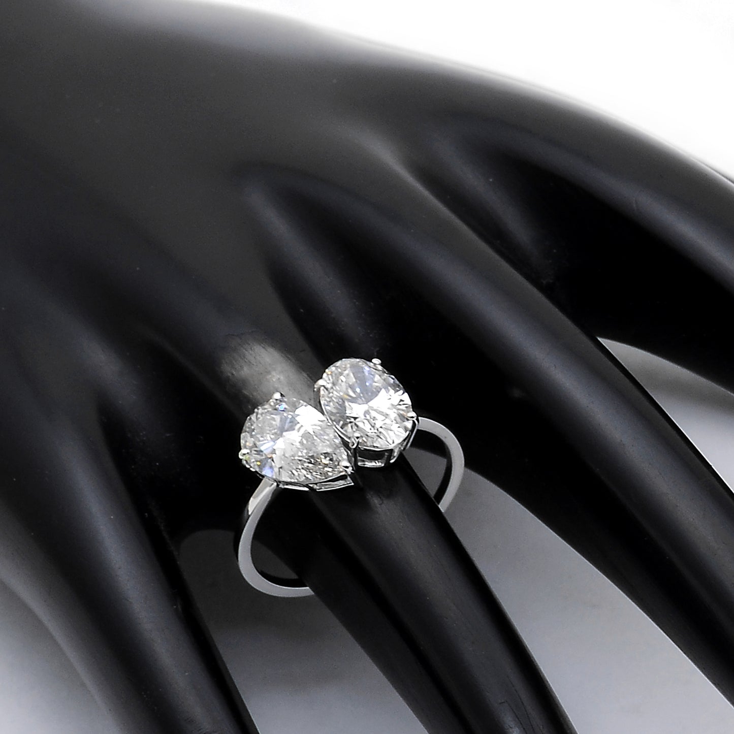 3.05 Carats Lab Grown Diamond 14K Gold Ring