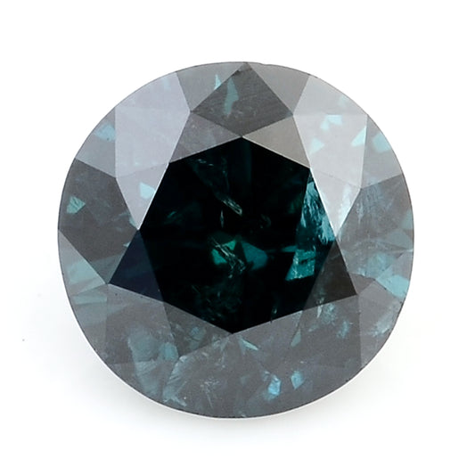 0.32 Blue Diamond Round Loose Gemstone