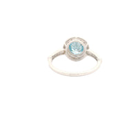 1.56 Carats Blue Lab Grown Diamond 14K Gold Ring