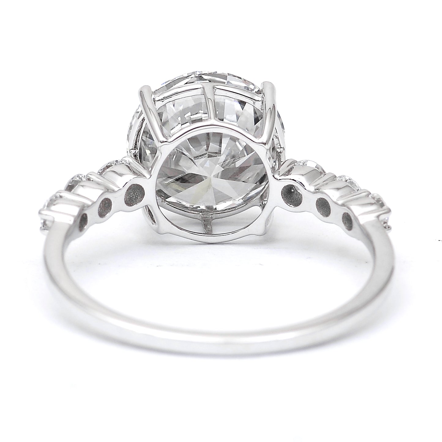 3.38 Carats Lab Grown Diamond 14K Gold Ring