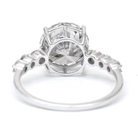 3.38 Carats Lab Grown Diamond 14K Gold Ring