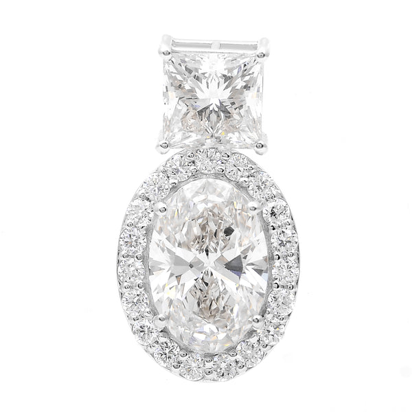 4.55 Carats Lab Grown Diamond 14K Gold Pendant