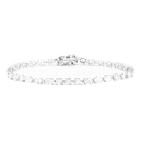 4.37 Carats Lab Grown Diamond 14K Gold Bracelet