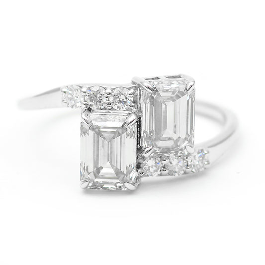 2.28 Carats Lab Grown Diamond 14K Gold Ring