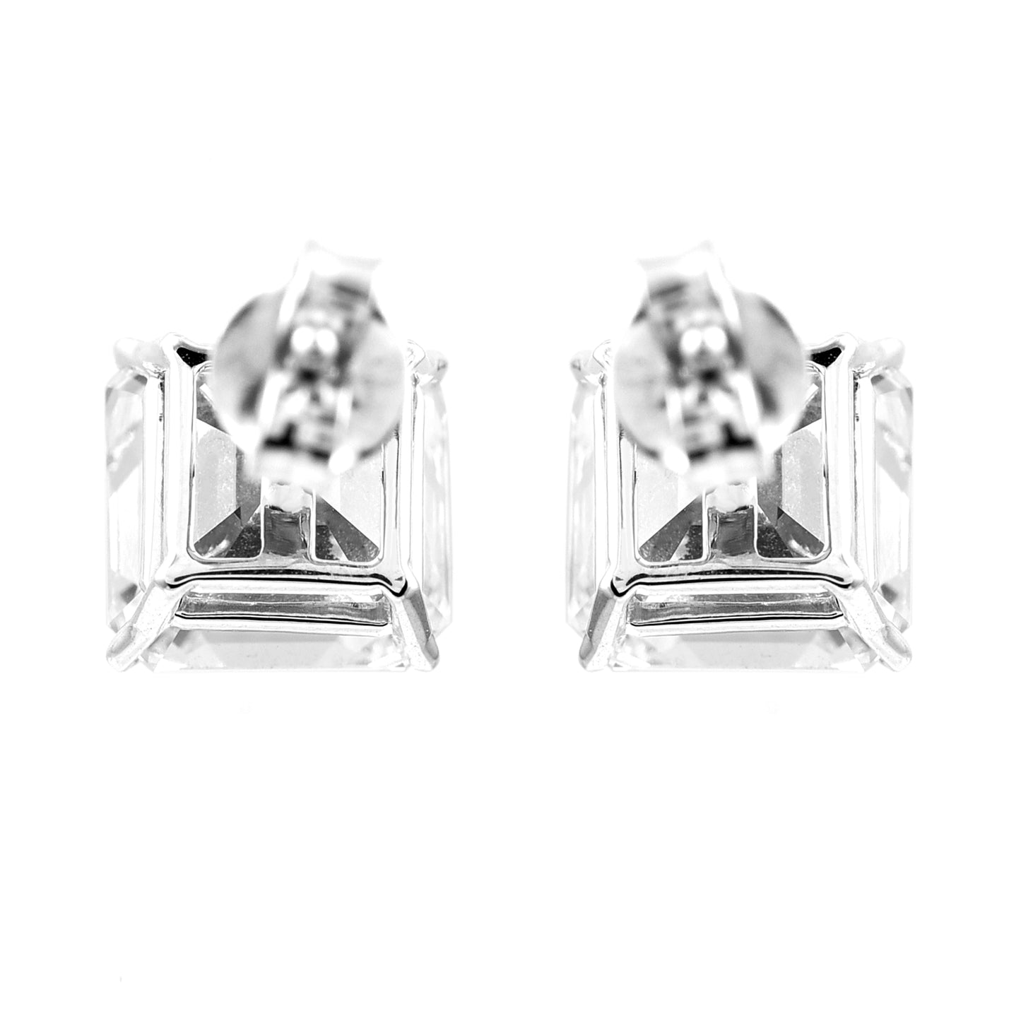 5.77 Carats Lab Grown Diamond 14K Gold Earrings