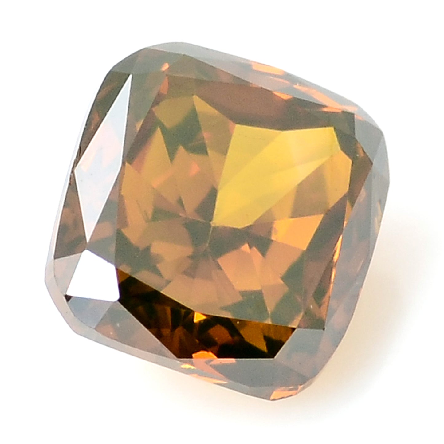 0.29 Carat Red Diamond Cushion Loose Gemstone