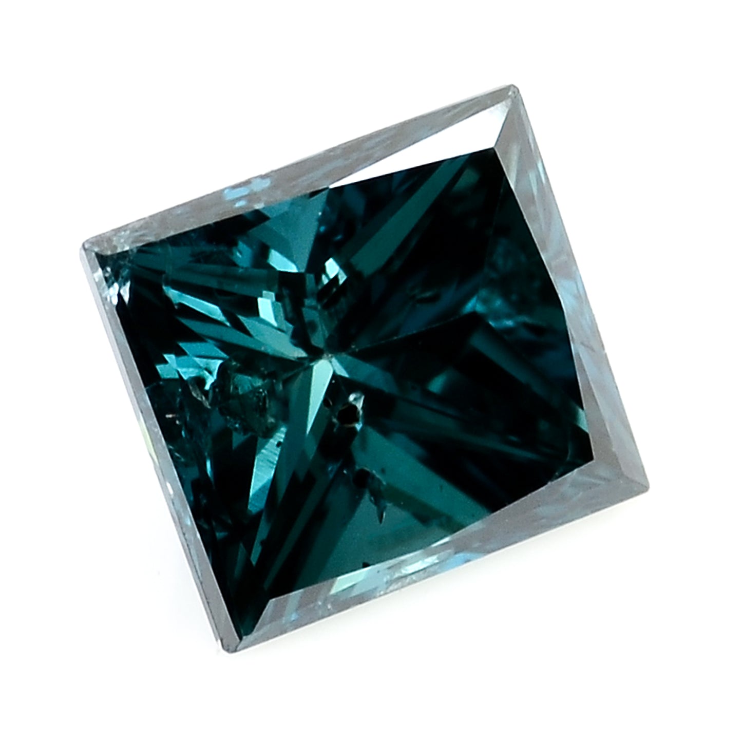 0.31 Blue Diamond Sqaure Loose Gemstone