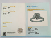 3.33 Carats Lab Grown Diamond 14K Gold Ring