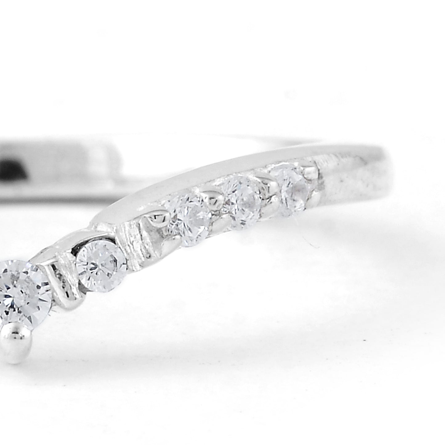 0.30 Ct Round Cubic Zirconia 925 Sterling Silver Ring