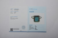 3.48 Ct Cushion Cabochon Cut Natural Tourmaline 14K Gold Ring