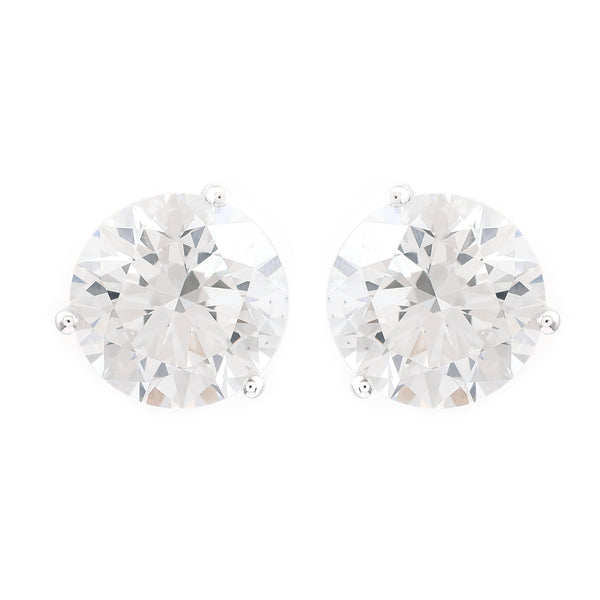 5.15 Carats Lab Grown Diamond 14K Gold Earrings