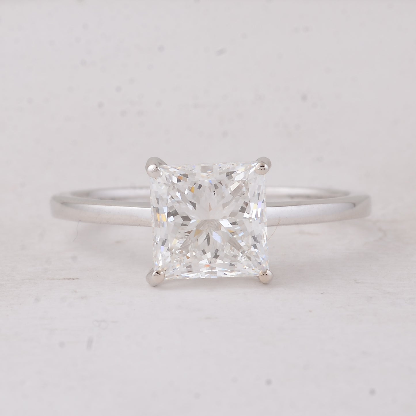 2.07 Carats Lab Grown Diamond 14K Gold Ring