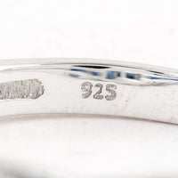 1.85 Ct Round Created Glass Sapphire 925 Sterling Silver Ring