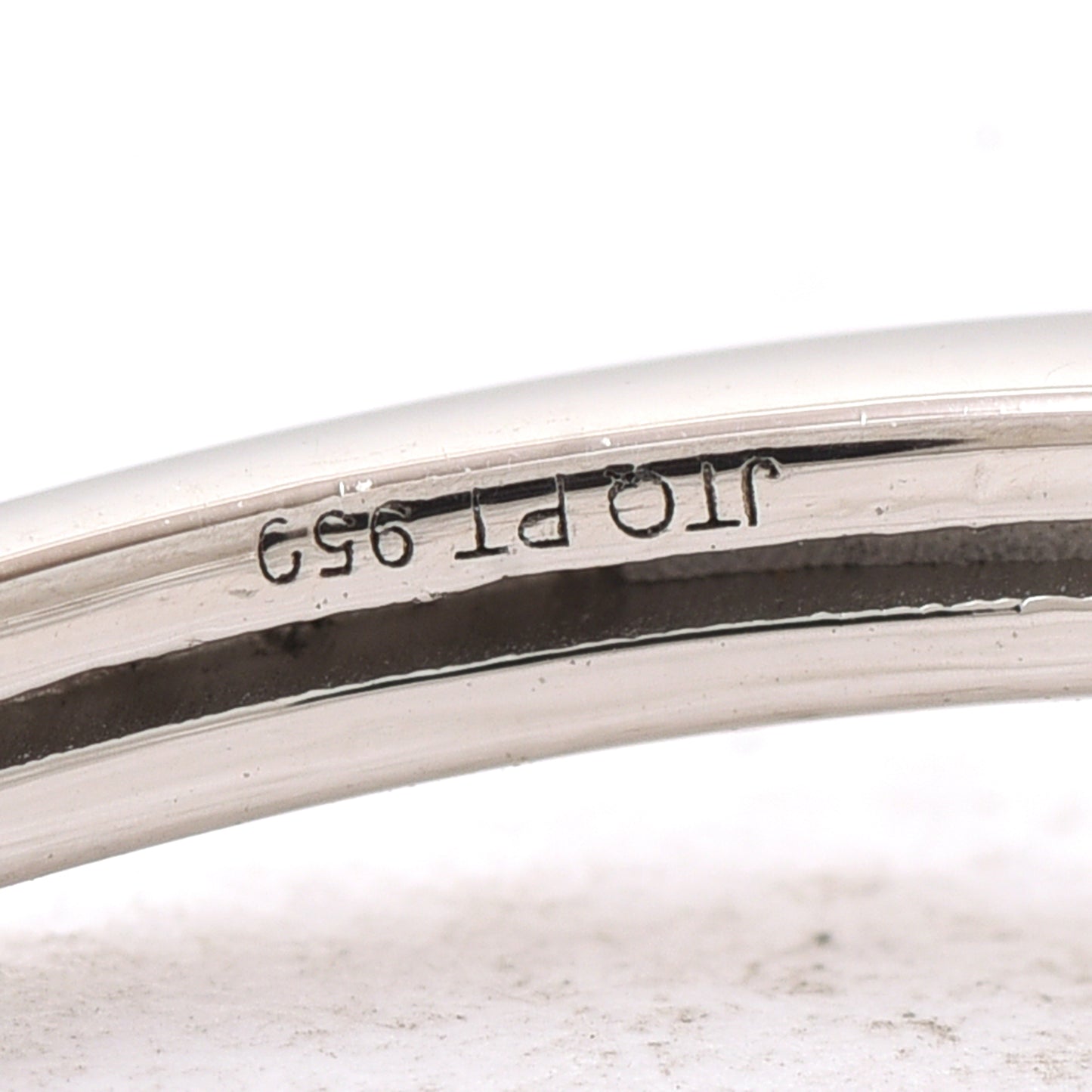 3.57 Ct Cushion Lab Grown Diamond 950 Platinum Ring