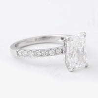 2.83 Carats Lab Grown Diamond 14K Gold Ring