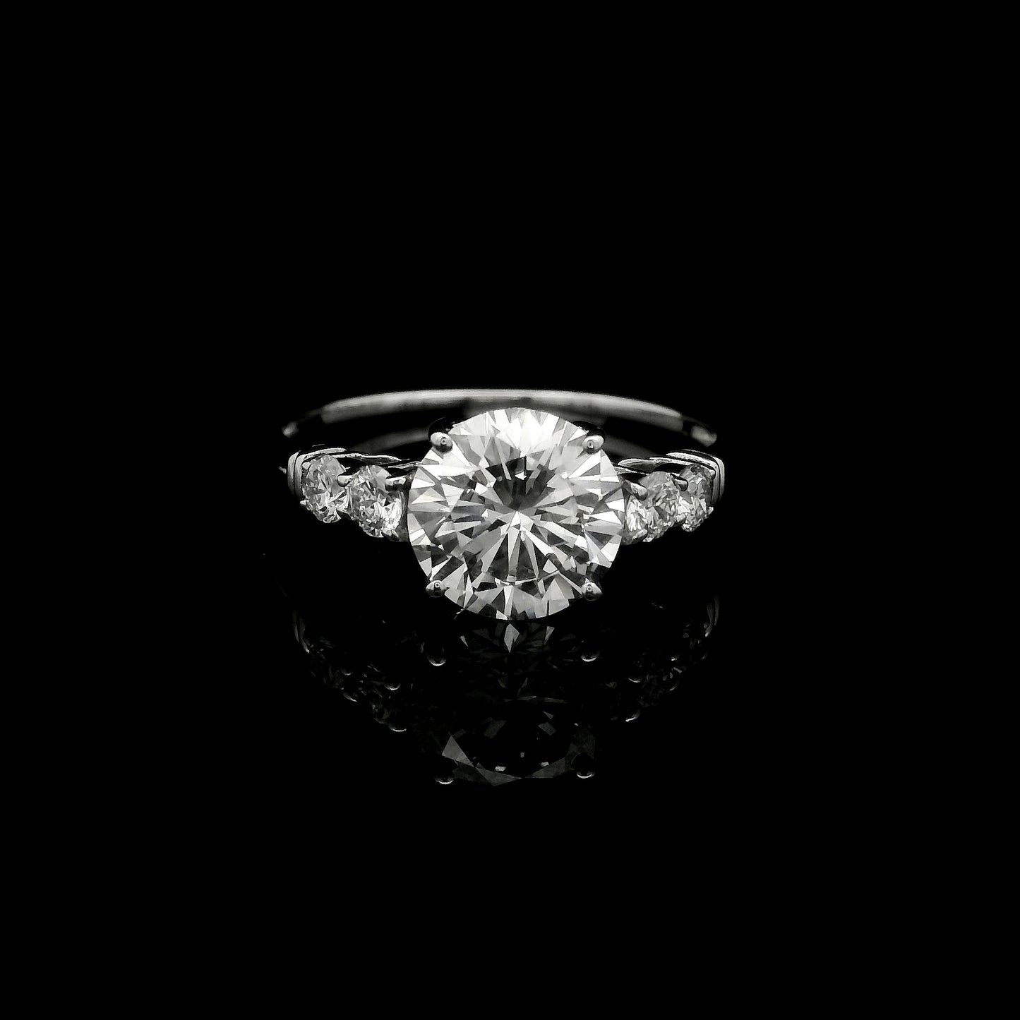 1.91 Ct Round Lab Grown Diamond 14K Gold Ring