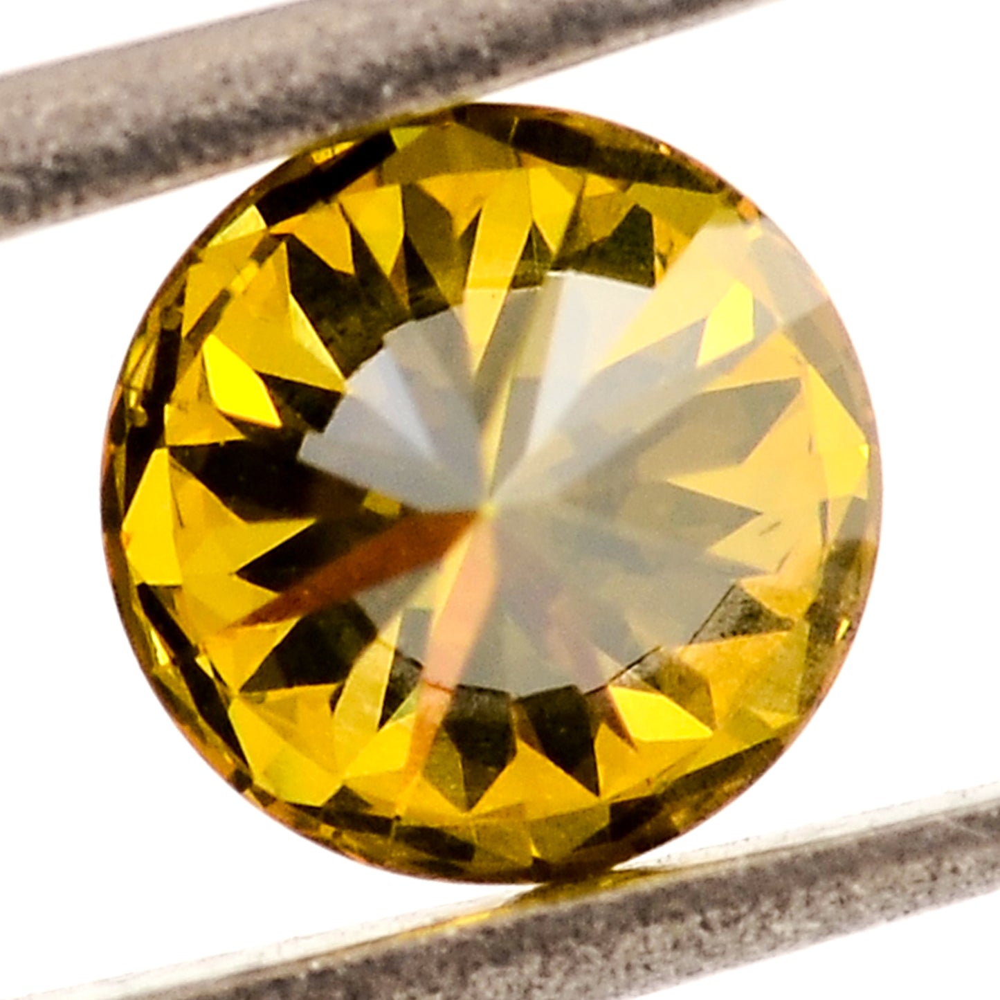 0.72 Yellow Diamond Round Loose Gemstone