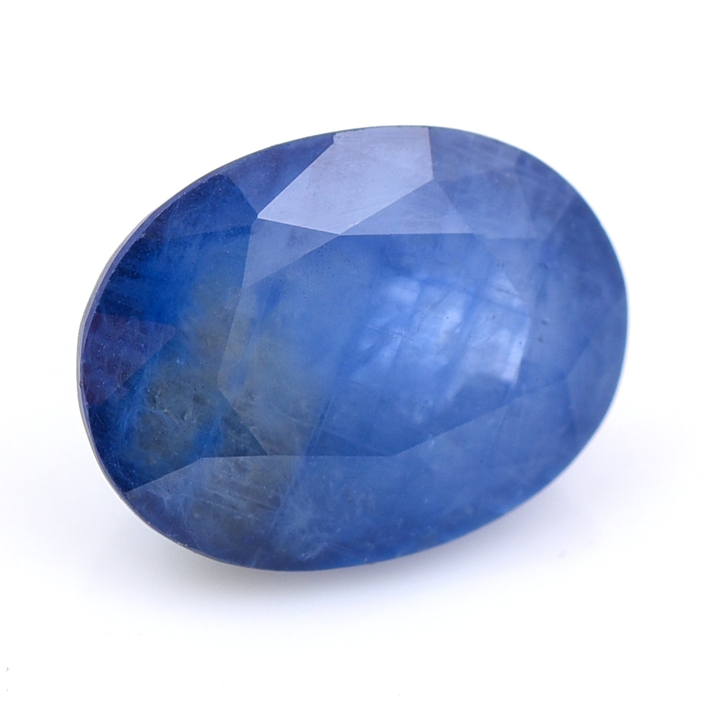 3.52 Natural Corundum Sapphire Oval Mixed Cut Gemstone