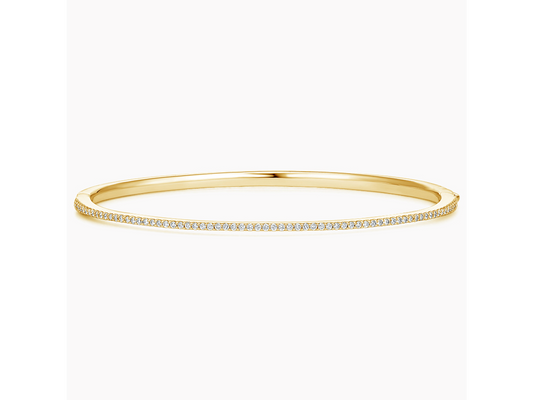 Glamour Whispers 6.5 In. Diamond Bangle Bracelet 3/8 ctw