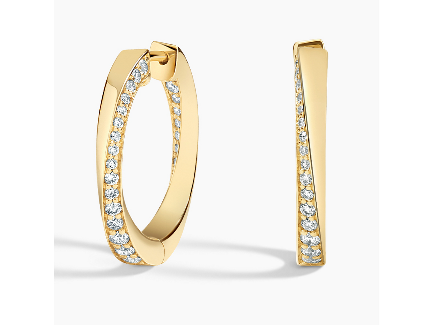 Spira Sparkle Limited Edition Fairmined Diamond Hoop Earrings