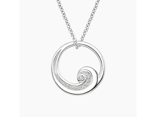 Diamond Wave Pendant