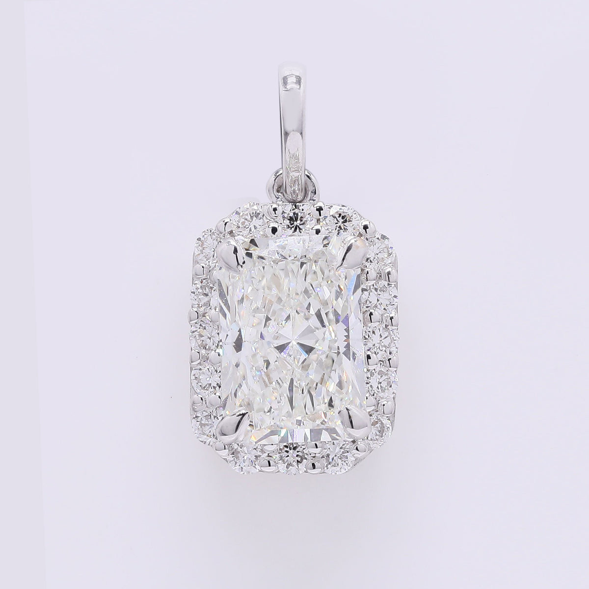 2.32 Carats Lab Grown Diamond 14K Gold Pendant