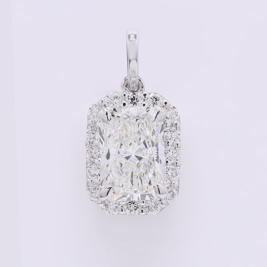 2.32 Carats Lab Grown Diamond 14K Gold Pendant