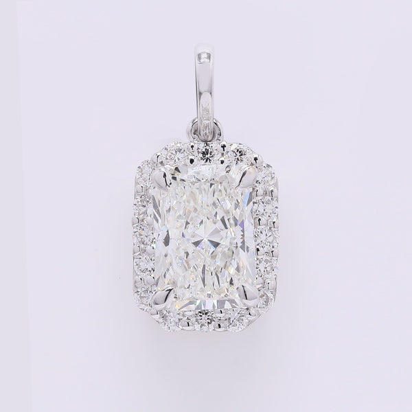 2.32 Carats Lab Grown Diamond 14K Gold Pendant