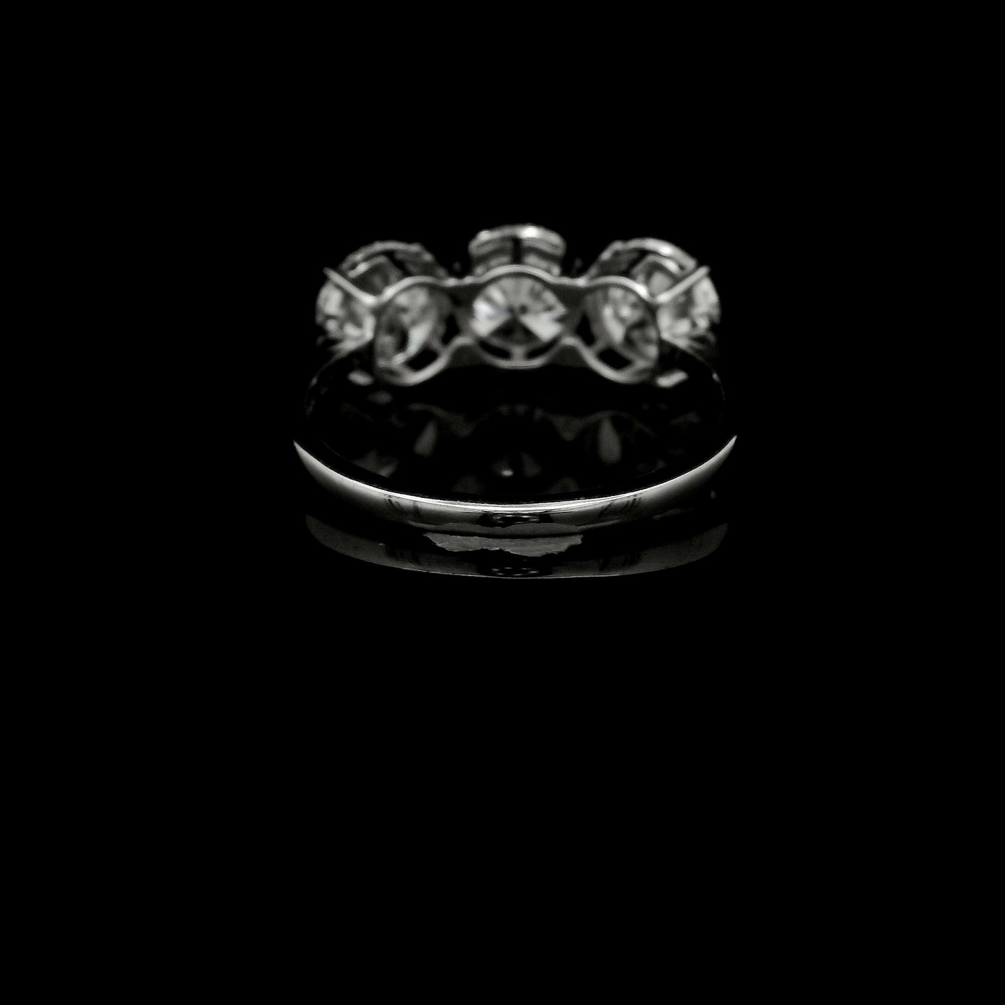 3.04 Ct Round Lab Grown Diamond 14K Gold Ring