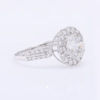 2.69 Carats Lab Grown Diamond 14K Gold Ring