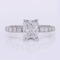 2.31 Carats Lab Grown Diamond 950 Platinum Ring