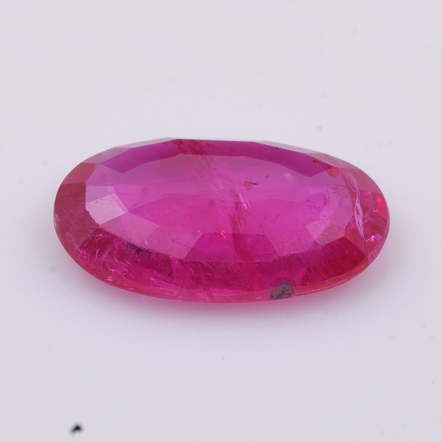 2.4 Natural Corundum Ruby Oval Mixed Cut Gemstone