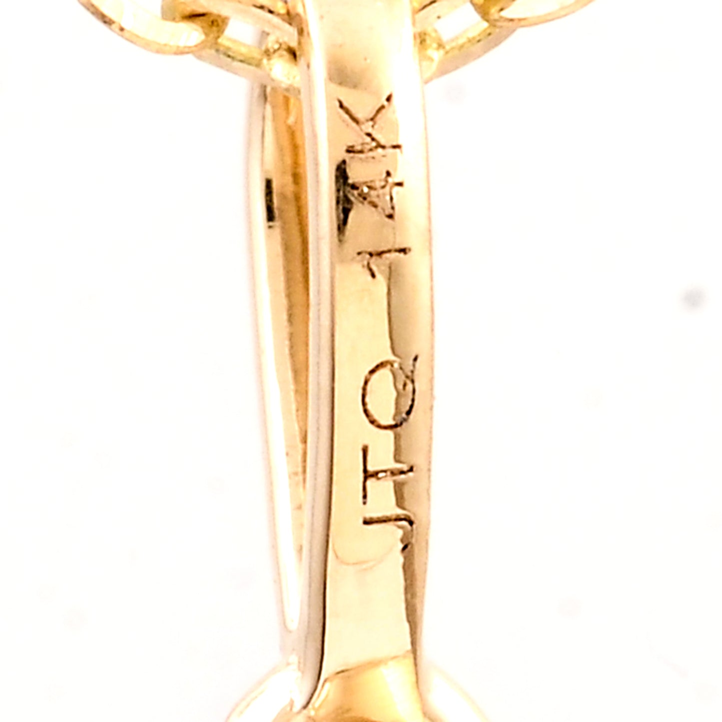0.47 Ct Pear Emerald 14K Gold Pendant
