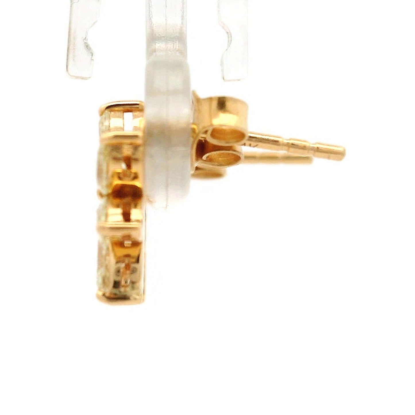 1.34 Ct Marquise Diamond 14K Gold Earrings